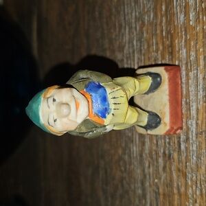 Occupied Japan ugly man, troll, porcelain figurine